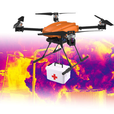Industriële UAV-drone met thermisch en nachtzicht 2.7K 30FPS dubbele camera Helikopterdrone